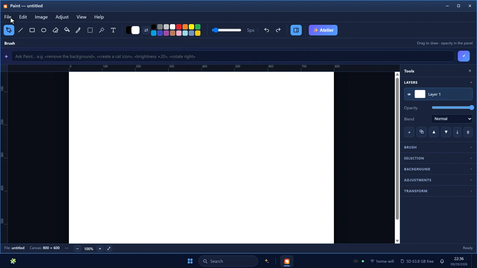 Paint with on-device image generation (WebGPU)